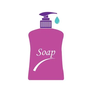 Liquid soap icon Stock Illustration