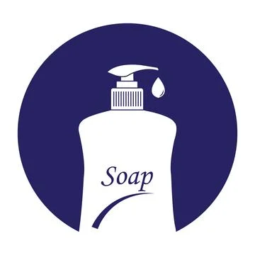 Liquid soap icon Stock Illustration