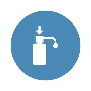 Liquid Soap Icon Vector flat design style Stock Illustration