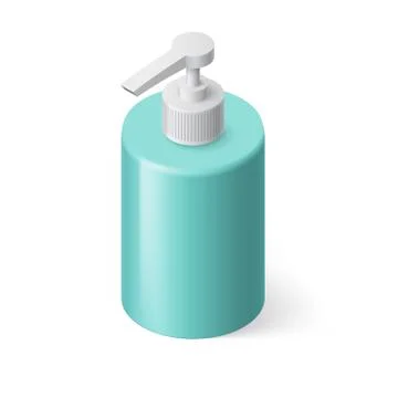 Liquid Soap Isometric Stock Illustration