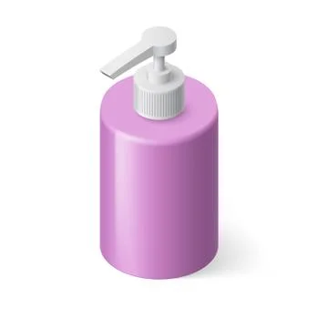 Liquid Soap Isometric Stock Illustration