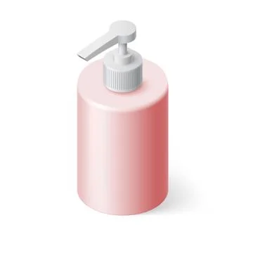 Liquid Soap Isometric Stock Illustration