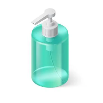 Liquid Soap Isometric Stock Illustration