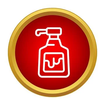 Liquid soap pump bottle hygiene icon design Stock Illustration