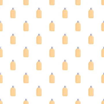 Liquid soap pump bottles seamless pattern Stock Illustration