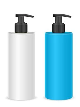 Liquid soap set Stock Illustration