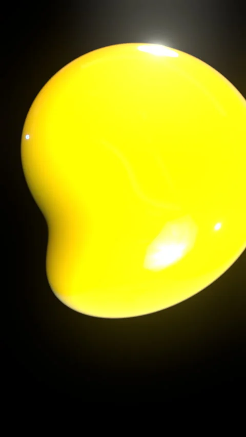 Liquid Sphere Fluid Morphing Orb: 3D Abstract Background Loop (4K Vertical 9:16) Stock Footage 335735846