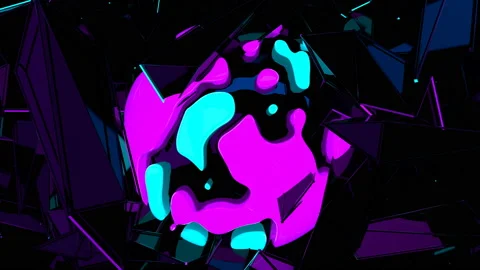 Liquid sphere Stock Footage 147131278