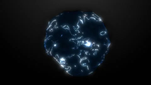 Liquid sphere or morphing iridescent shape, 3D abstract drop, morphing shape Stock Footage 256220604