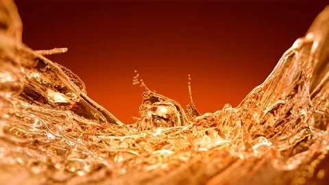 Liquid Splash. Alcohol, Tea, Cola. Stock Footage 124634579