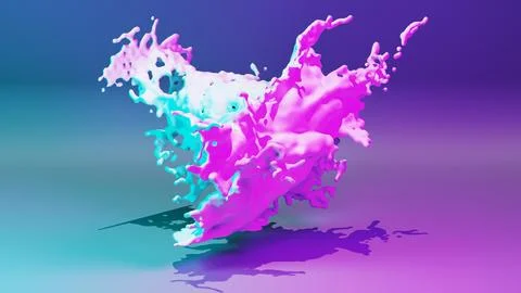 Liquid splash Stock Illustration