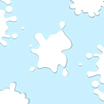 Liquid splash, milk concept abstract background vector illustration Stock Illustration