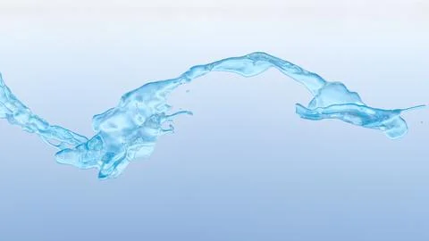 Liquid splashing fluids on background. Stock Illustration