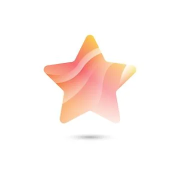 Liquid star vector Stock Illustration