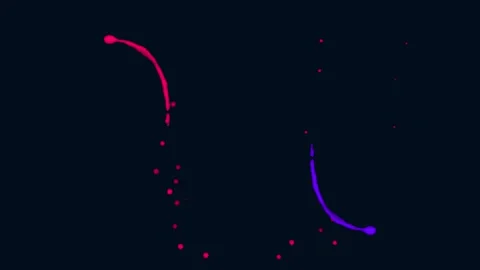 Liquid stroke effect animation Stock Footage 297688585