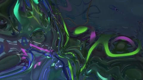 Liquid style abstract &amp; colorful infinity or seamless loop background. Stock Footage 121756897