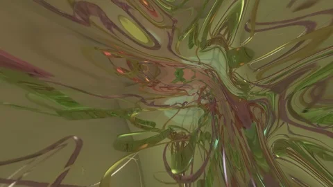 Liquid style abstract &amp; colorful infinity or seamless loop background. Stock Footage 121801181