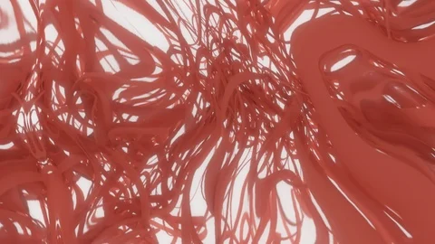 Liquid style abstract &amp; colorful infinity or seamless loop background. Stock Footage 121801613