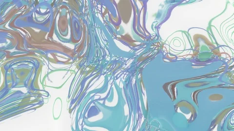 Liquid style abstract &amp; colorful infinity or seamless loop background. Stock Footage 121801880