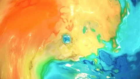 Liquid surface of abstract planet Stock Footage 124561246