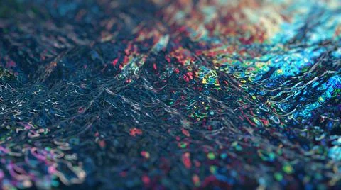 Liquid Surface water ocean 3D render Stock Illustration