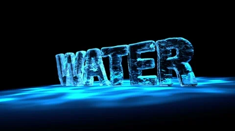 Liquid Title WATER - version: Water 01 (HD) Stock Footage 8688728