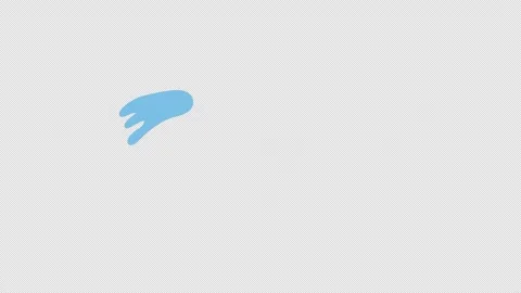 Liquid transition animation. Video clip with alpha channel. Video stock 301069650