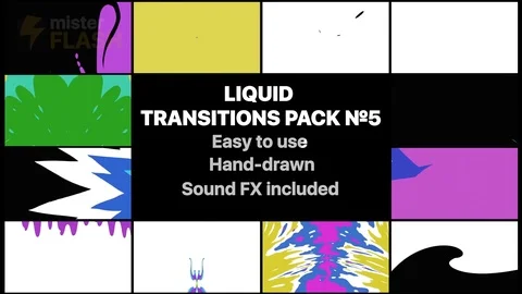 Liquid Transitions Pack 05 Catálogo de After Effects