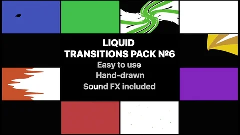 Liquid Transitions Pack 06 Stock After Effects