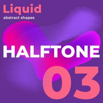 Liquid vector colorful shapes multicolor ink Stock Illustration