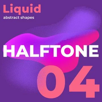 Liquid vector colorful shapes multicolor ink Illustrazione stock