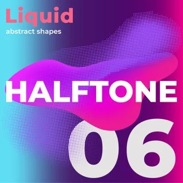 Liquid vector colorful shapes multicolor ink 스톡 일러스트