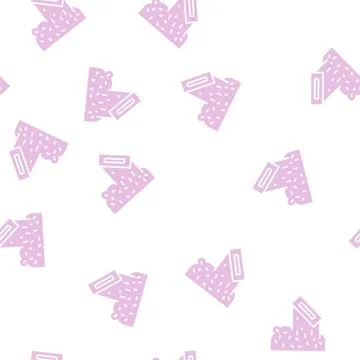 Liquid wallpaper glyph seamless pattern Stock Illustration