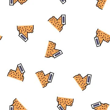 Liquid wallpaper vector seamless pattern Illustrazione stock