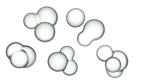 Liquid water macro slow movement on white background. Stock Footage 167057736