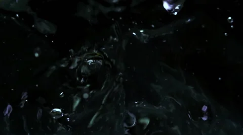 Liquid water in slow motion Stock Footage 44293229