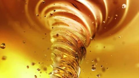 Liquid water vortex in 4K Stock Footage 90262494