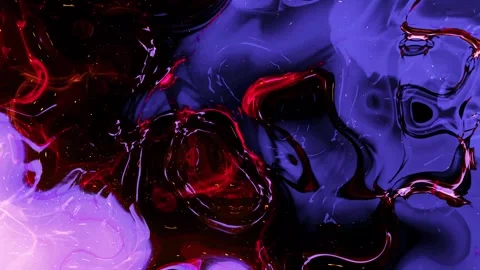 Liquid wave abstract multicolored wavy background.  vd 995 Stock Footage 240475740