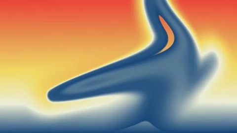 Liquid wave background abstract motion background. Seamless loop.Video animation Stock Footage 233262952