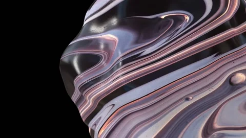 Liquid Waves Abstract Background Video Stock-Footage 201184515