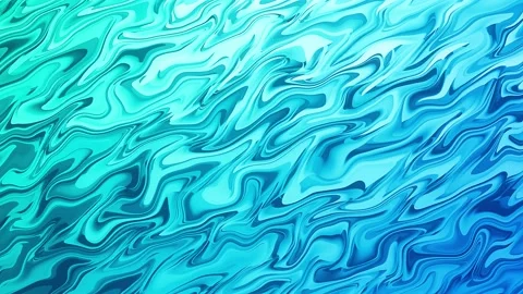 Liquid Waves Abstract Blue Background Stock Footage 135815101