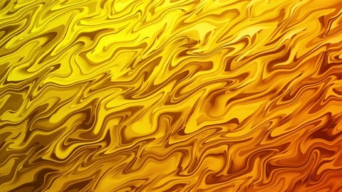 Liquid Waves Abstract Orange Background Stock Footage 135815784