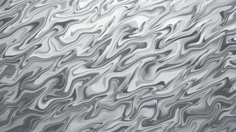 Liquid Waves Abstract White Background Stock Footage 135815788