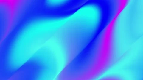 Liquid waves gradient blue pink cyan color background Stock Footage 314879809