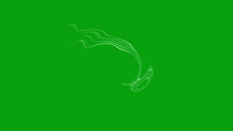 Liquid waves motion graphics with green screen background Stock Footage 270447347