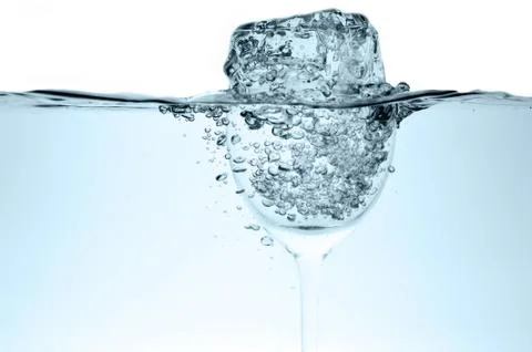 Liquid in  wineglass Foto stock