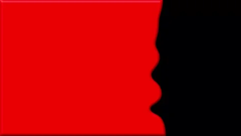 Liquid Wipe red Transition | Fluid Mask Reveal | Motion Graphic Stock Footage 321175885