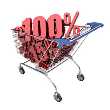 Liquidation 100 Percent Stock Illustration