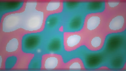 LiquidChrome Fluid Abstract Metallic Paint Motion Background Loop Stock Footage 345387195