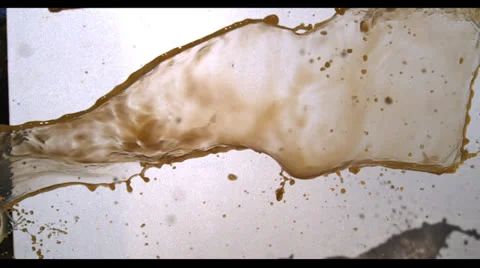 LIQUIDS IN SLOW MOTION # 12 Stock Footage 25272768